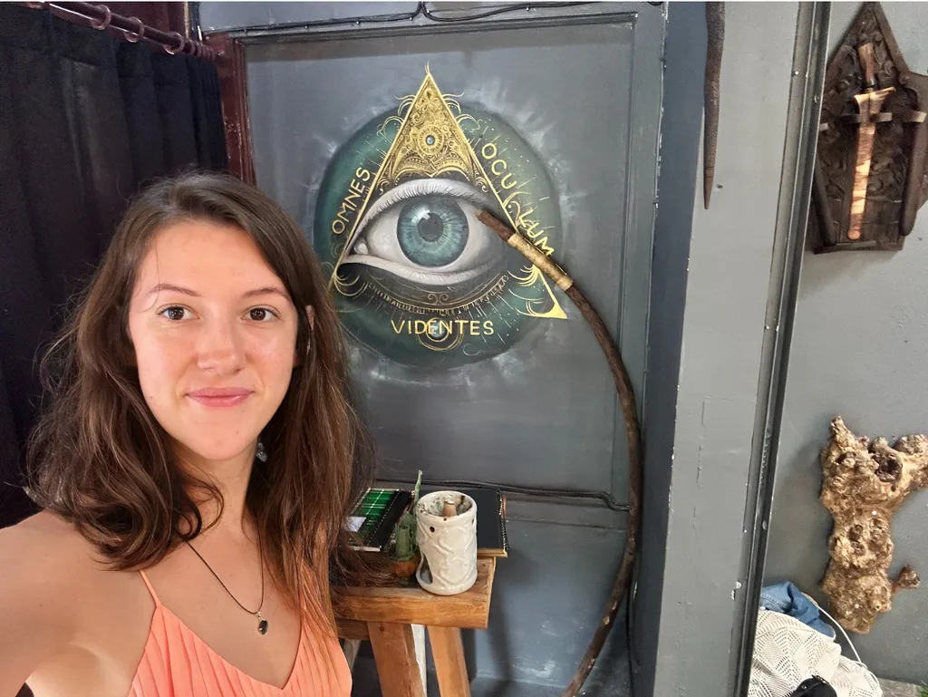 Kamila Ataman in her healing space